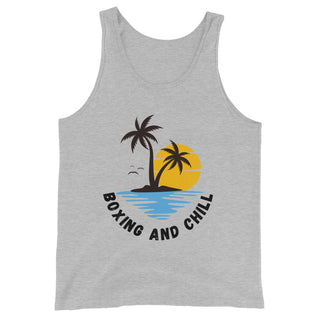 Buy athletic-heather Unisex Boxing n Chill Tank Top