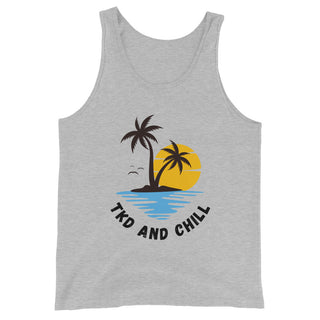Buy athletic-heather TKD and Chill Tank Top