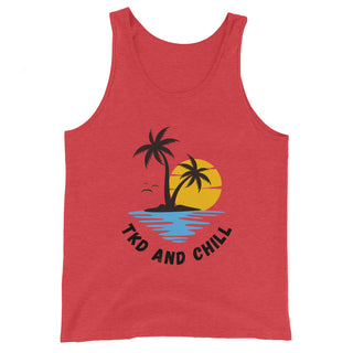 Buy red-triblend TKD and Chill Tank Top