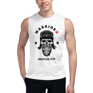 Buy white Old Pilot Wrestling club Muscle Shirt