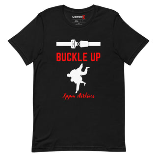 Buy black Unisex Buckle up Tshirt