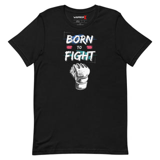 Buy black Unisex Born to Fight Tshirt