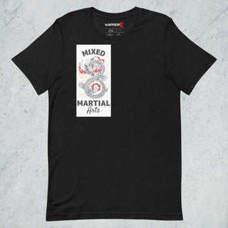 Buy black-heather Unisex MMA Dragon Tshirt