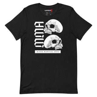 Buy black-heather MMA and Skull Tshirt