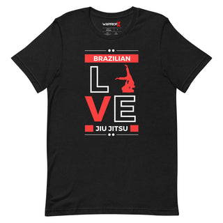 Buy black-heather Unisex BJJ Love Tshirt