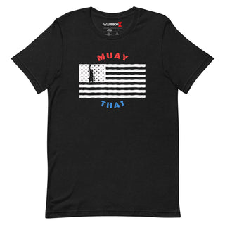 Buy black-heather Red, White and Blue Tshirt