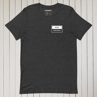 Buy dark-grey-heather Unisex Black on White Tshirt