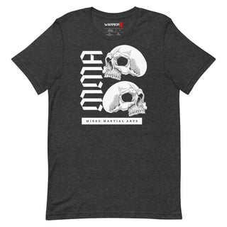 Buy dark-grey-heather MMA and Skull Tshirt