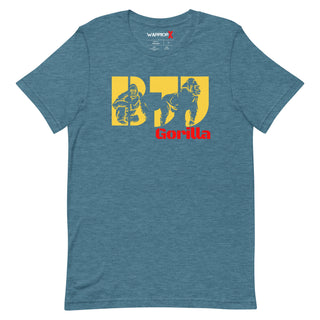 Buy heather-deep-teal Unisex BJJ Gorilla t-shirt