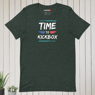 Buy heather-forest Time to Kickbox Tshirt