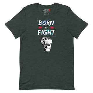 Buy heather-forest Unisex Born to Fight Tshirt