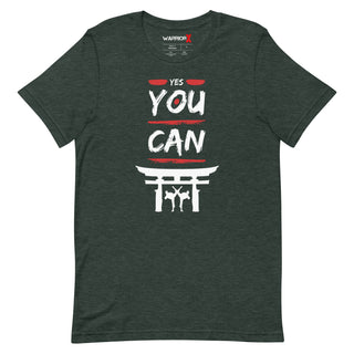 Buy heather-forest Yes you Can Tshirt