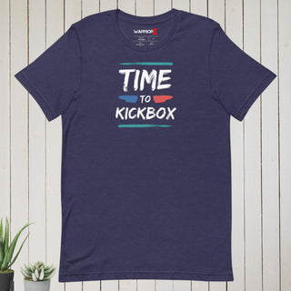 Buy heather-midnight-navy Time to Kickbox Tshirt