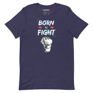 Buy heather-midnight-navy Unisex Born to Fight Tshirt