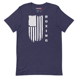 Buy heather-midnight-navy Unisex American Boxing t-shirt