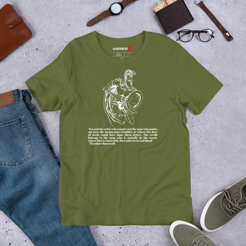 Unisex Man in the Arena t-shirt | WarriorXapparel