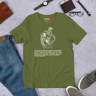 Buy olive Unisex Man in the Arena t-shirt